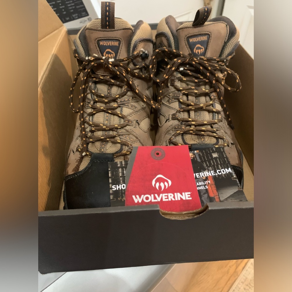 Wolverine Mens Work Boots Brown Size 13M